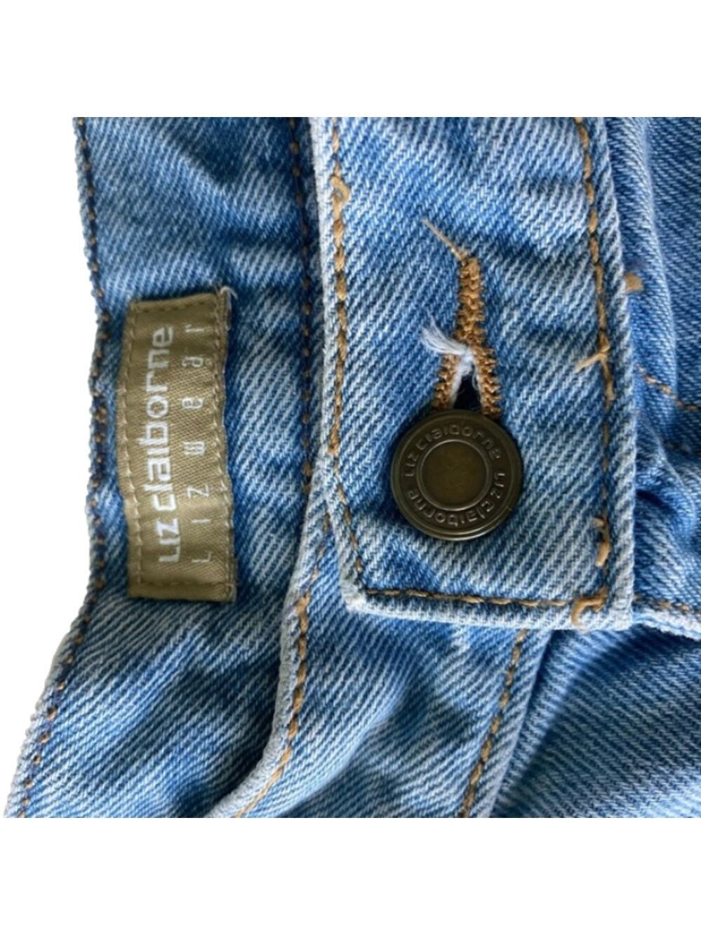 Vintage Liz Claiborne Denim Jeans High Rise Size 14 - Picture 3 of 9